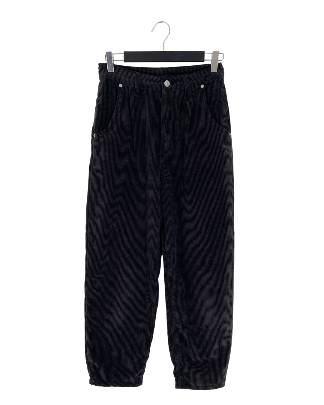 Pantalon fit mom en pana