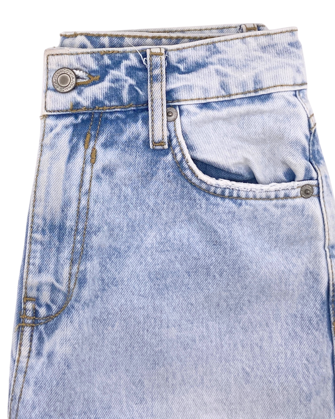 Jean rigido wide leg