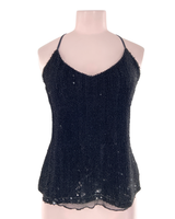 Blusa de tiras en lentejuelas