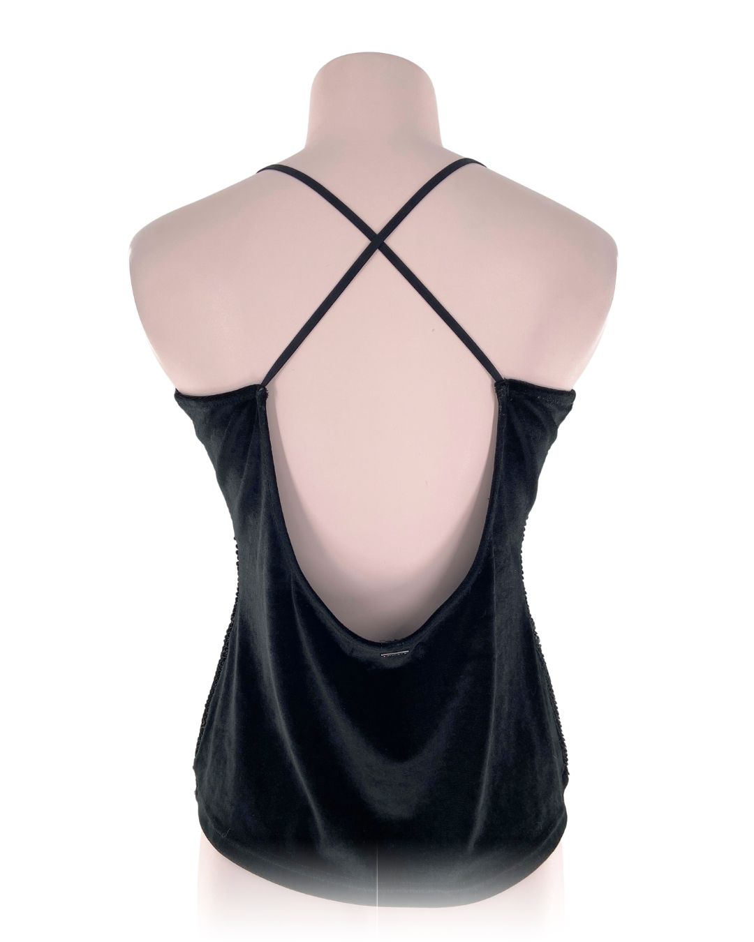 Blusa de tiras en lentejuelas