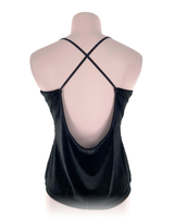 Blusa de tiras en lentejuelas