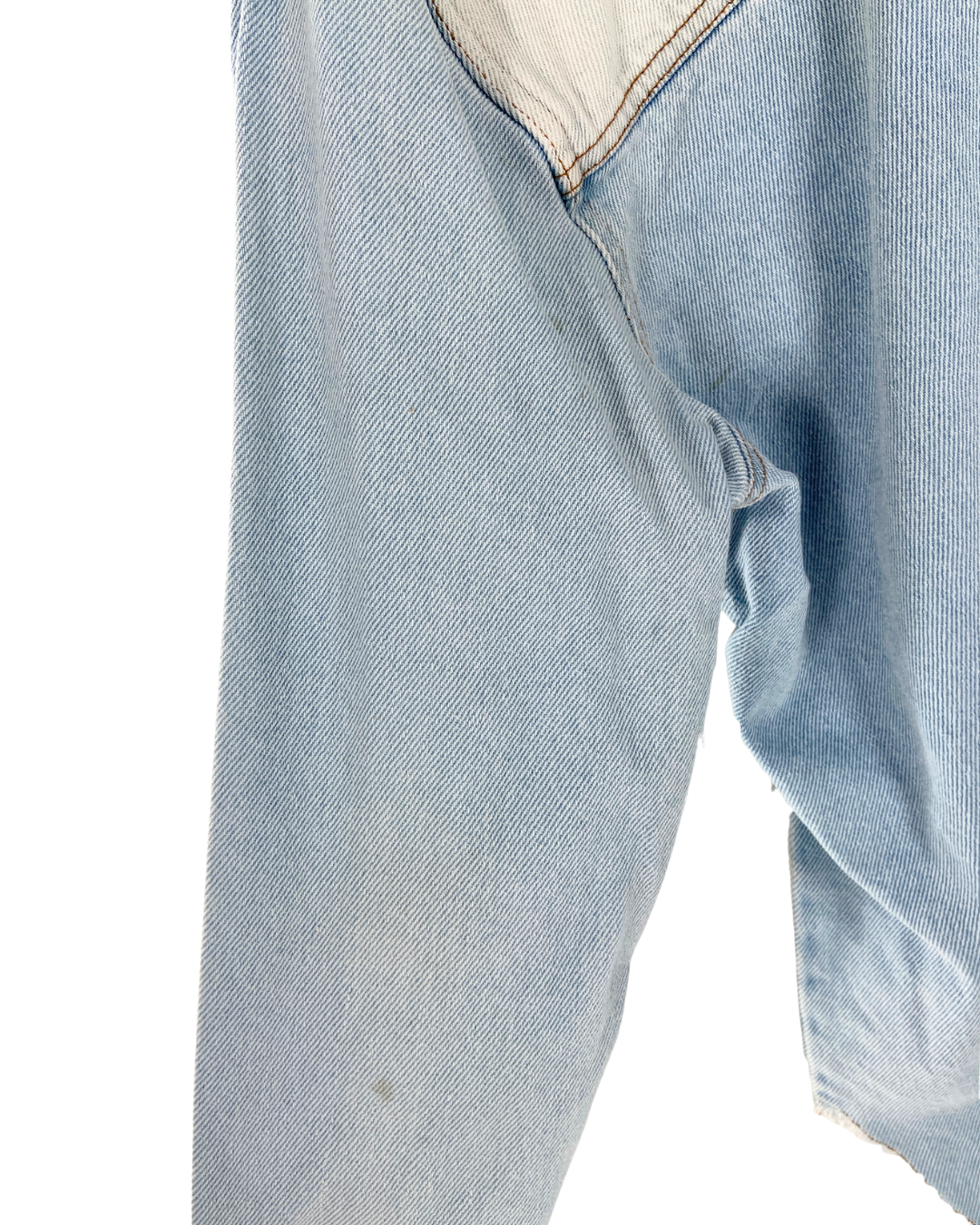 Chaqueta en denim colorblock