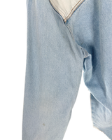 Chaqueta en denim colorblock