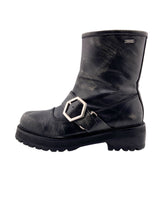 Moto boots con hebillas