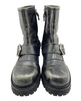 Moto boots con hebillas