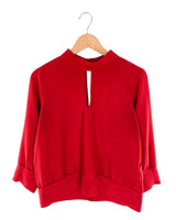 Blusa manga larga con textura