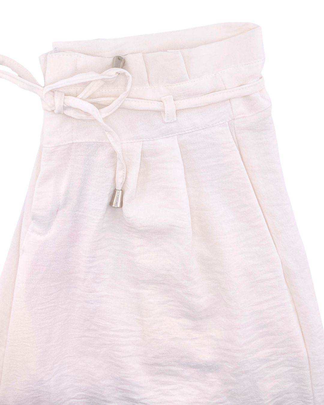 Pantalon palazzo con textura