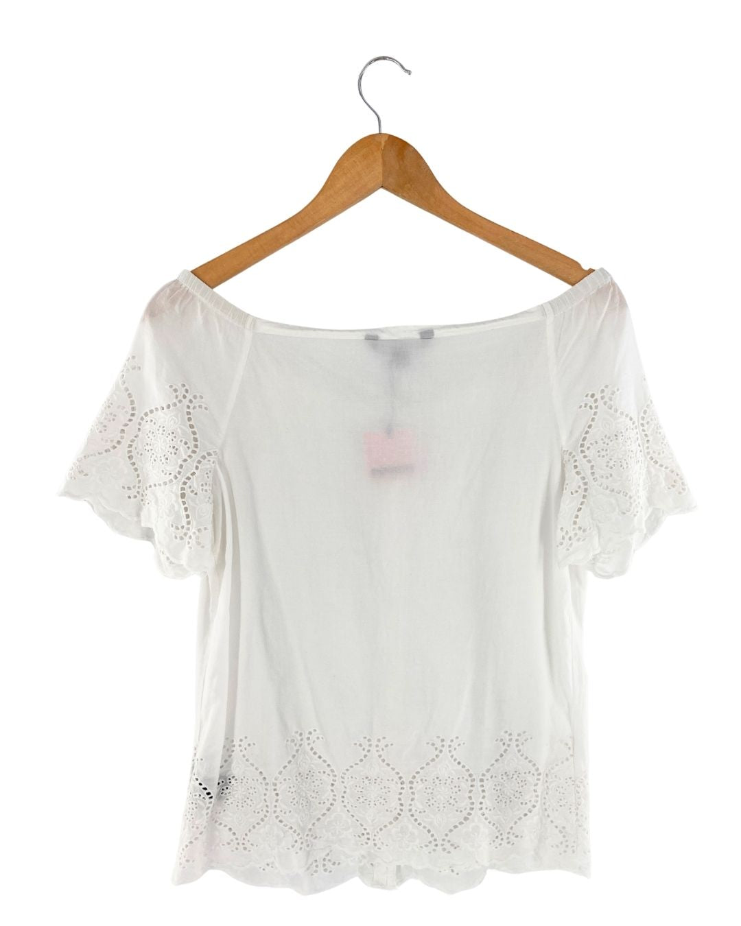 Blusa manga puente en ojalillo