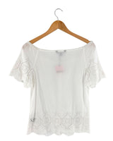 Blusa manga puente en ojalillo