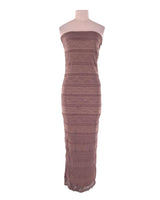 Maxi vestido strapless