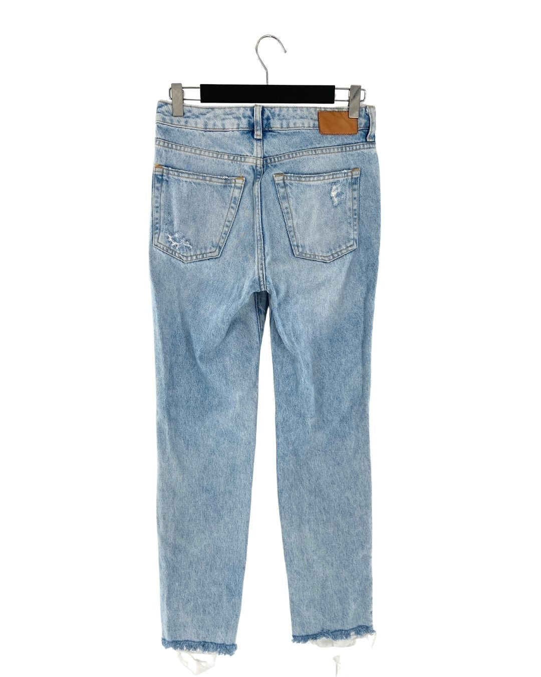 Skinny jean destroyed rigido
