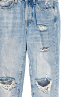 Skinny jean destroyed rigido