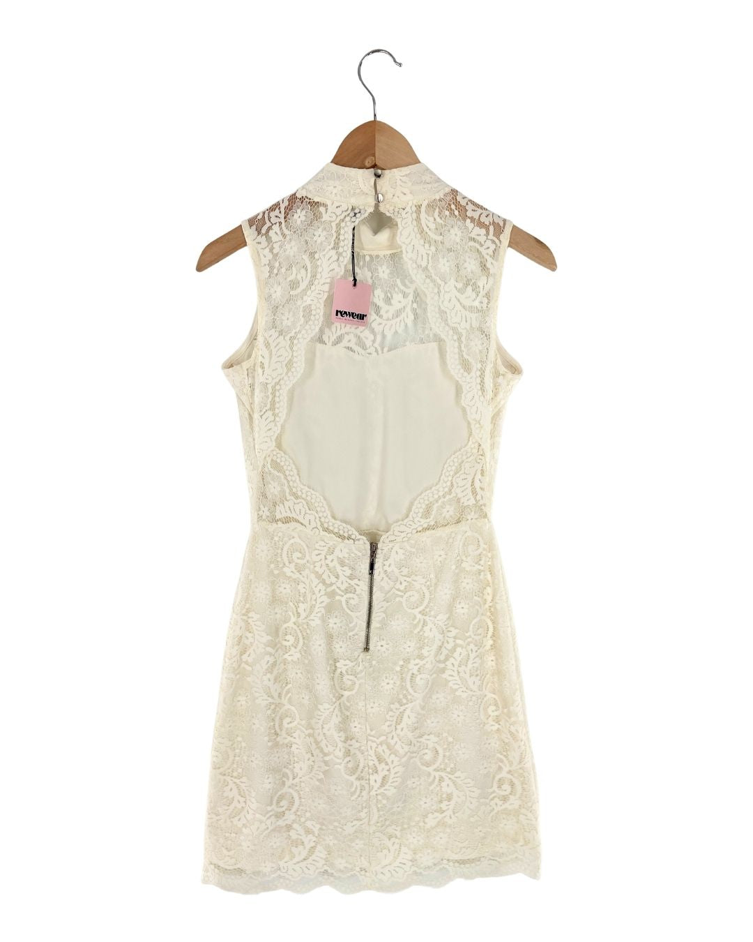 Vestido sleeveless en blonda