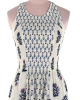 Maxi vestido encauchado print