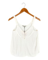 Blusa de tiras en plumeti