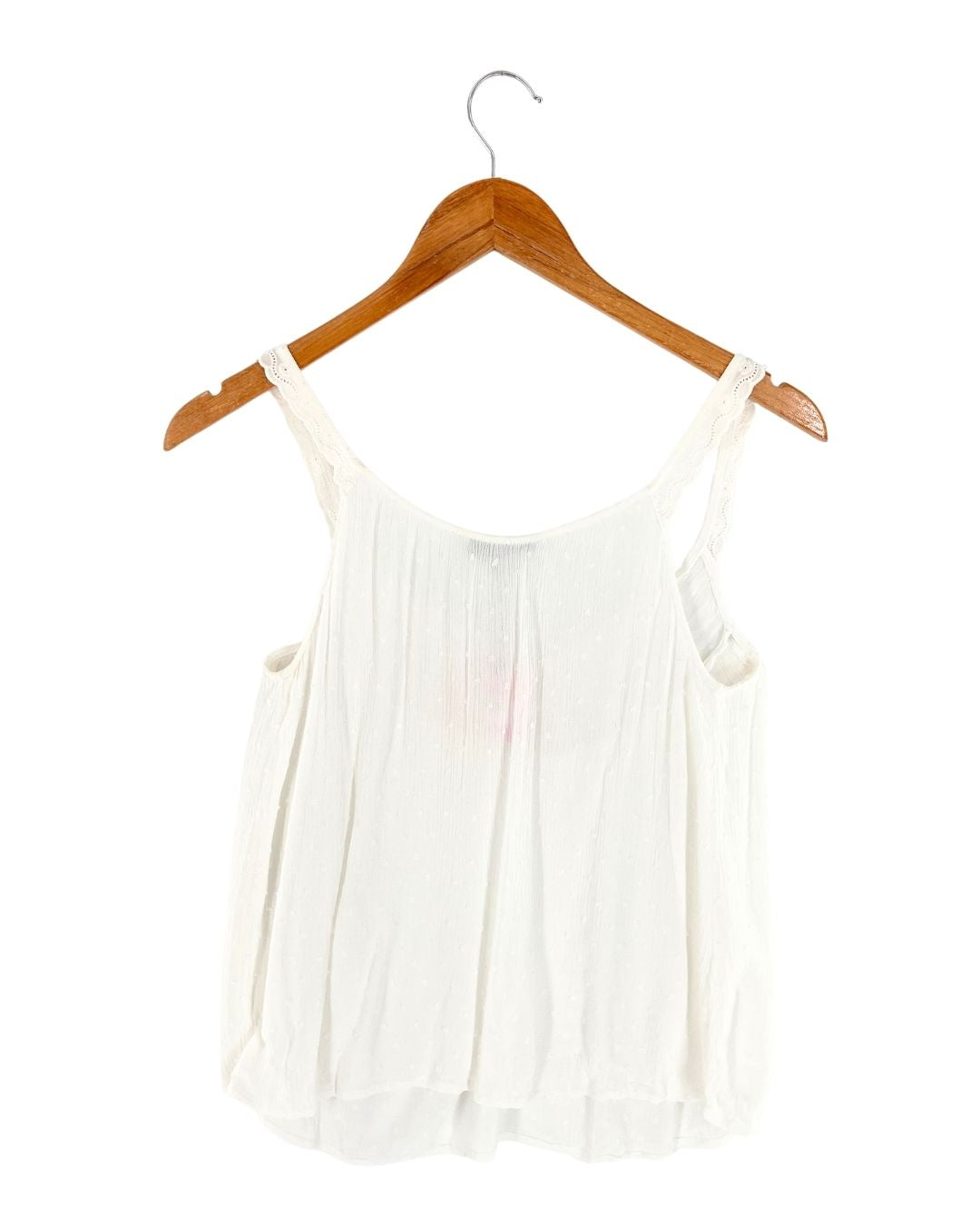 Blusa de tiras en plumeti