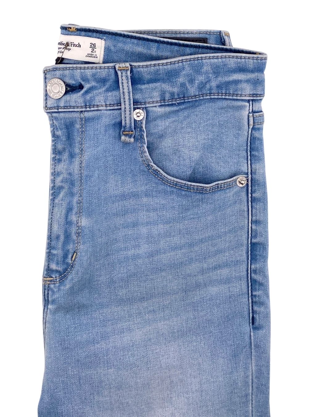 Skinny jean stretch tiro alto