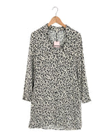 Vestido mini abotonado