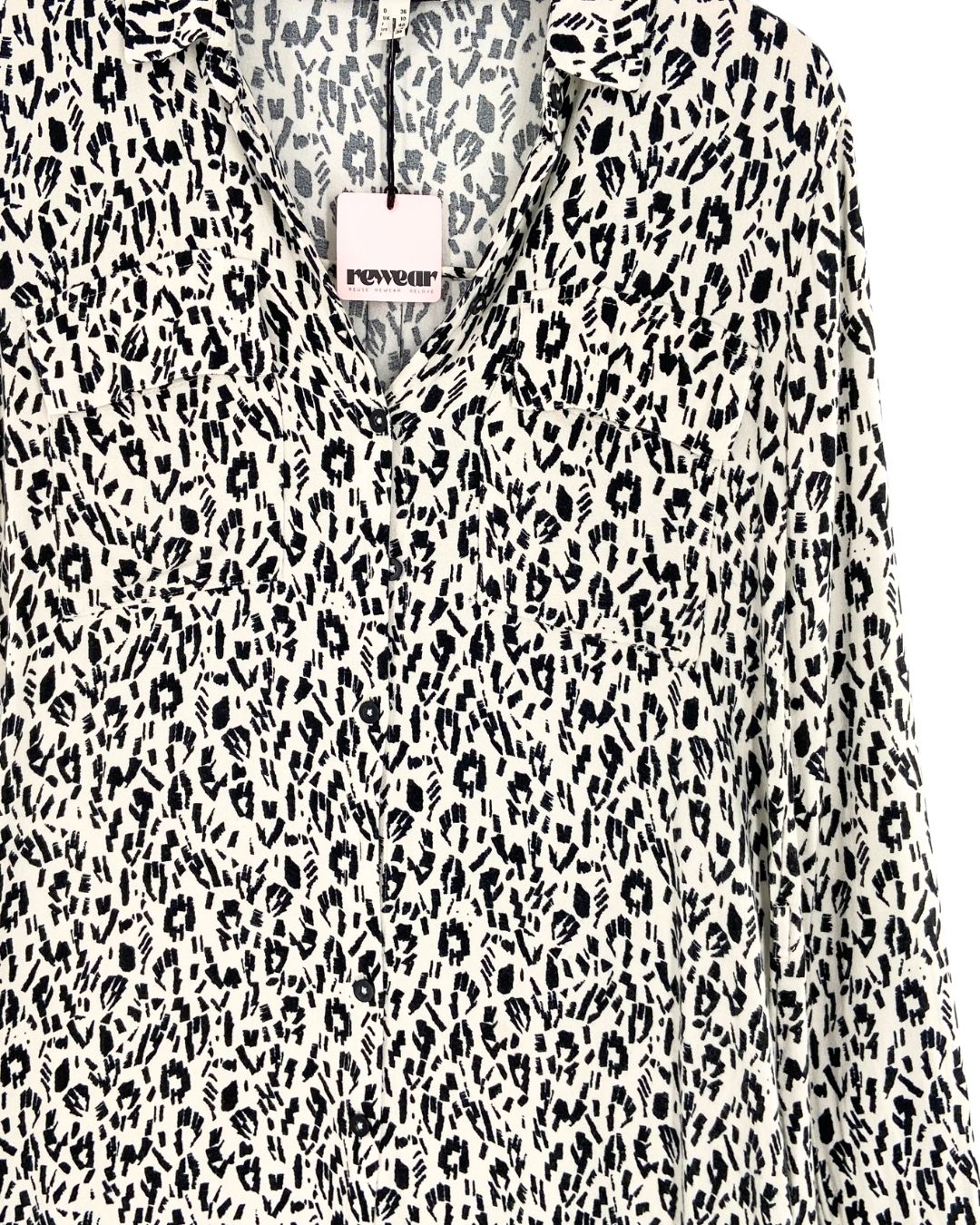 Vestido mini abotonado