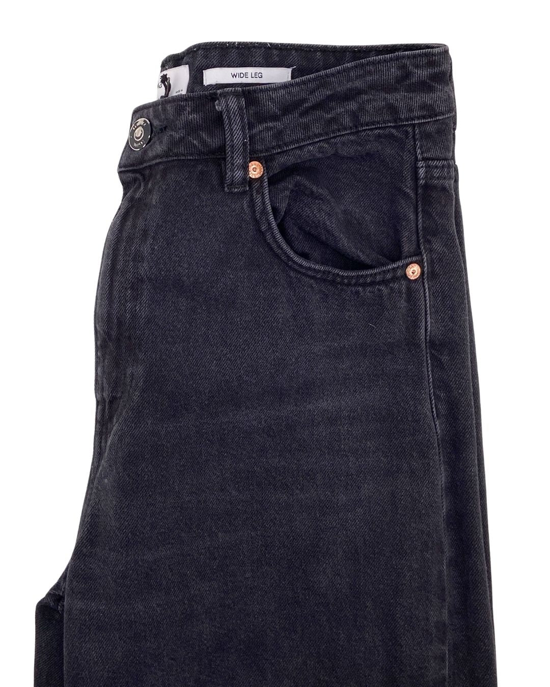 Jean rigido wide leg