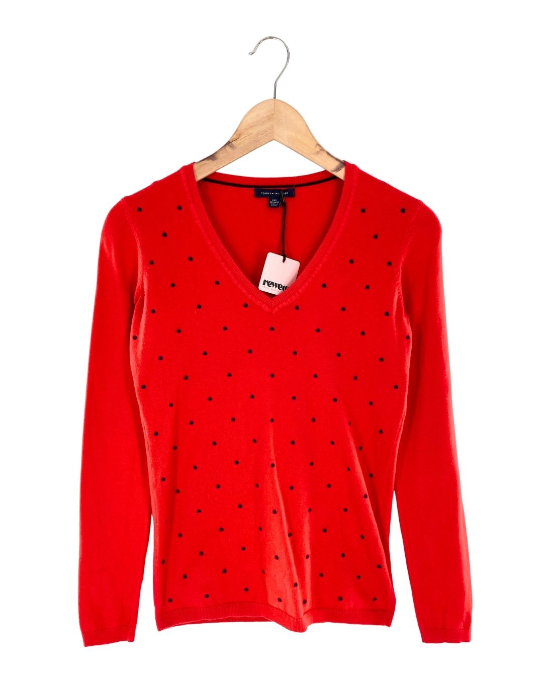 Saco manga larga dots bordados