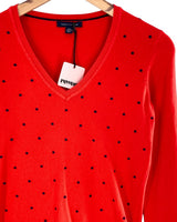 Saco manga larga dots bordados