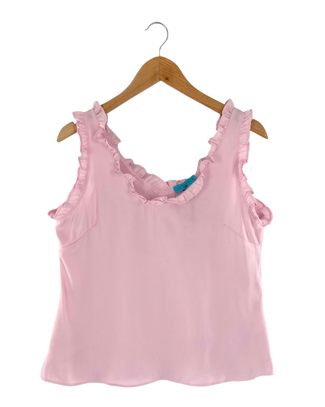 Blusa satinada de tiras