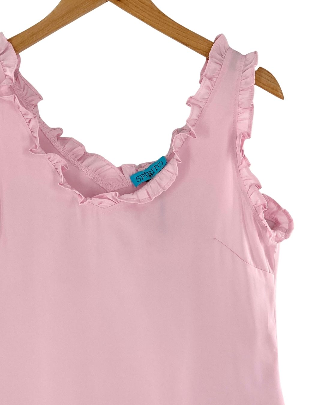 Blusa satinada de tiras