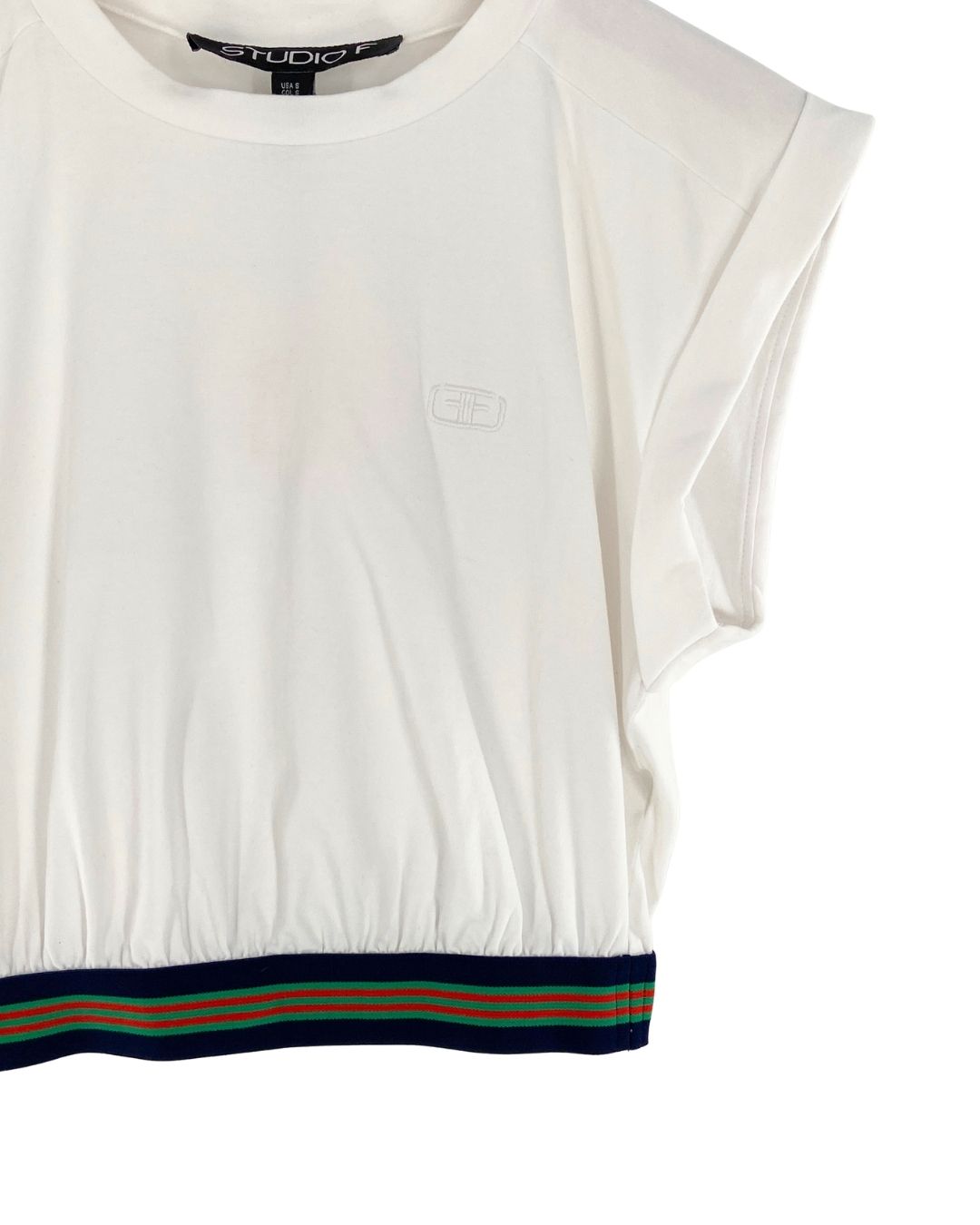 Camiseta crop sleeveless