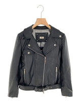 Chaqueta biker con cremalleras