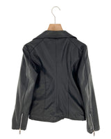 Chaqueta biker con cremalleras