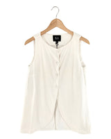 Blusa sleeveless abotonada