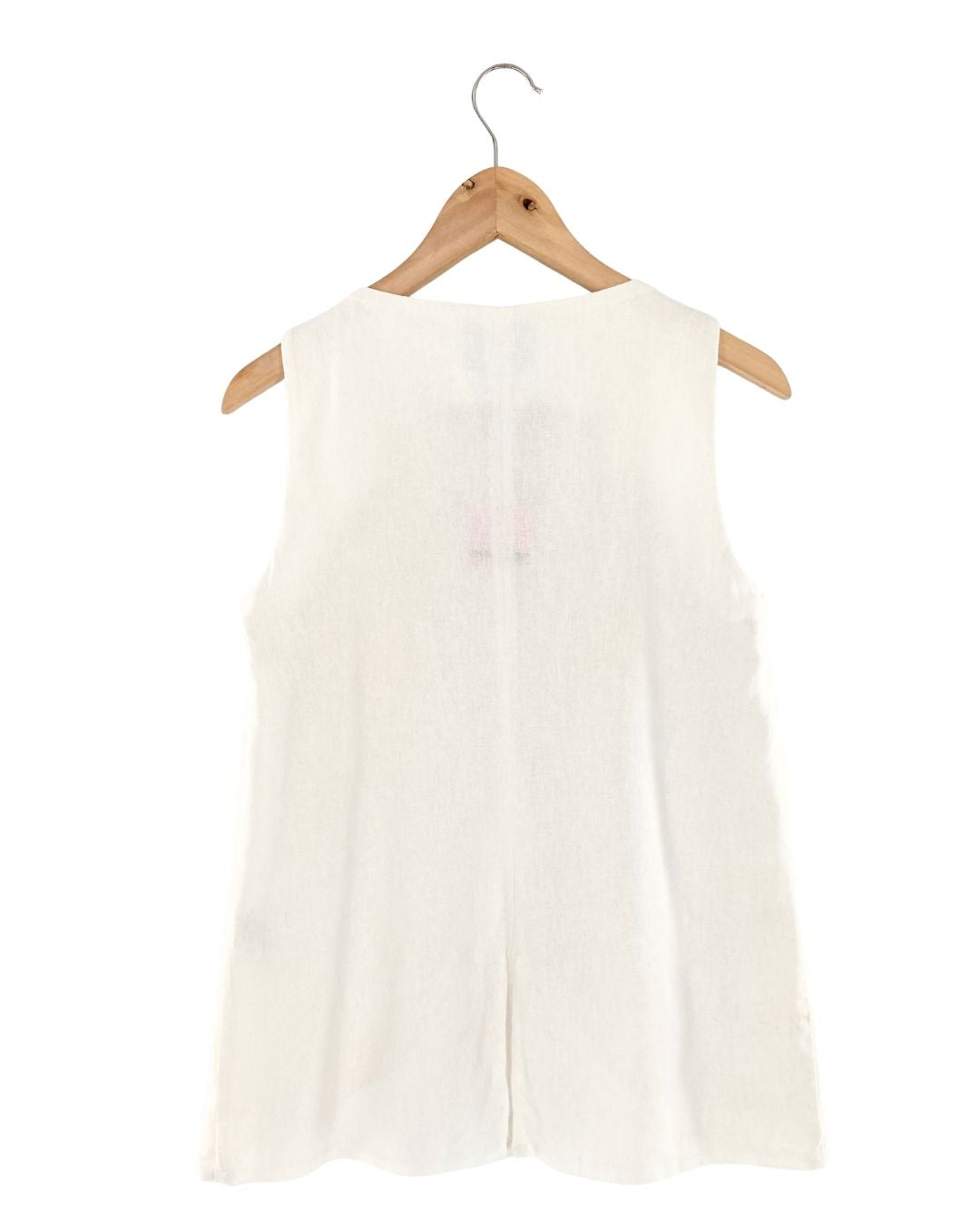 Blusa sleeveless abotonada