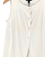 Blusa sleeveless abotonada
