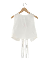 Blusa anudada en delantero