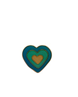 Anillo corazon en resina