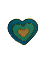Anillo corazon en resina