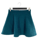 Falda mini amplia con textura
