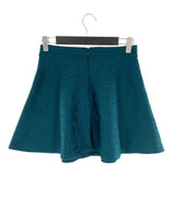 Falda mini amplia con textura