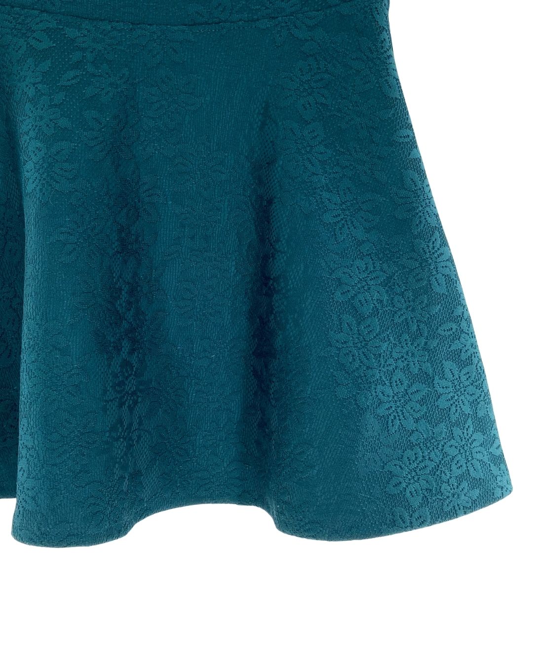 Falda mini amplia con textura