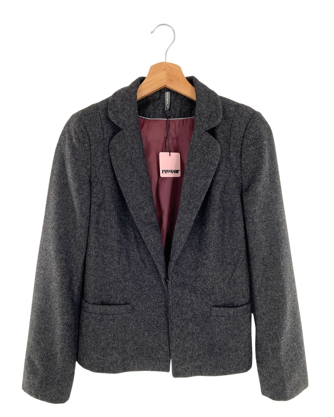 Blazer basico con textura