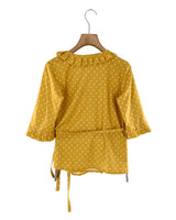 Blusa wrap prenses en borde
