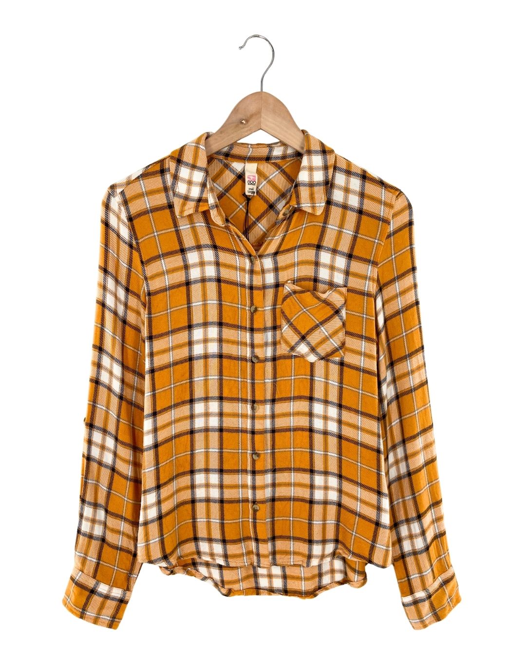 Camisa manga larga leñadora