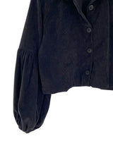 Chaqueta crop en pana