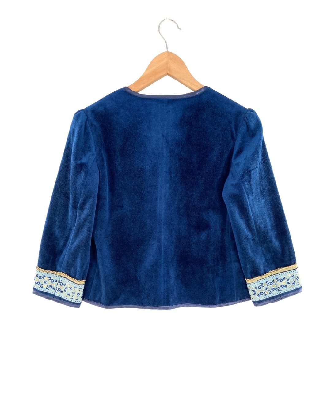 Blazer abierto en velvet