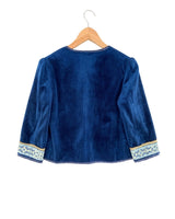 Blazer abierto en velvet
