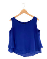 Blusa sleeveless traslucida