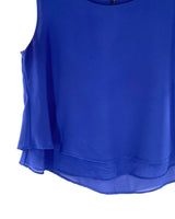 Blusa sleeveless traslucida