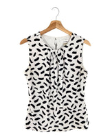 Blusa sleeveless print