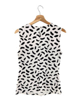 Blusa sleeveless print